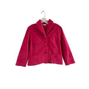 NWT Frances Valentine Finley Blazer Hot Pink size M